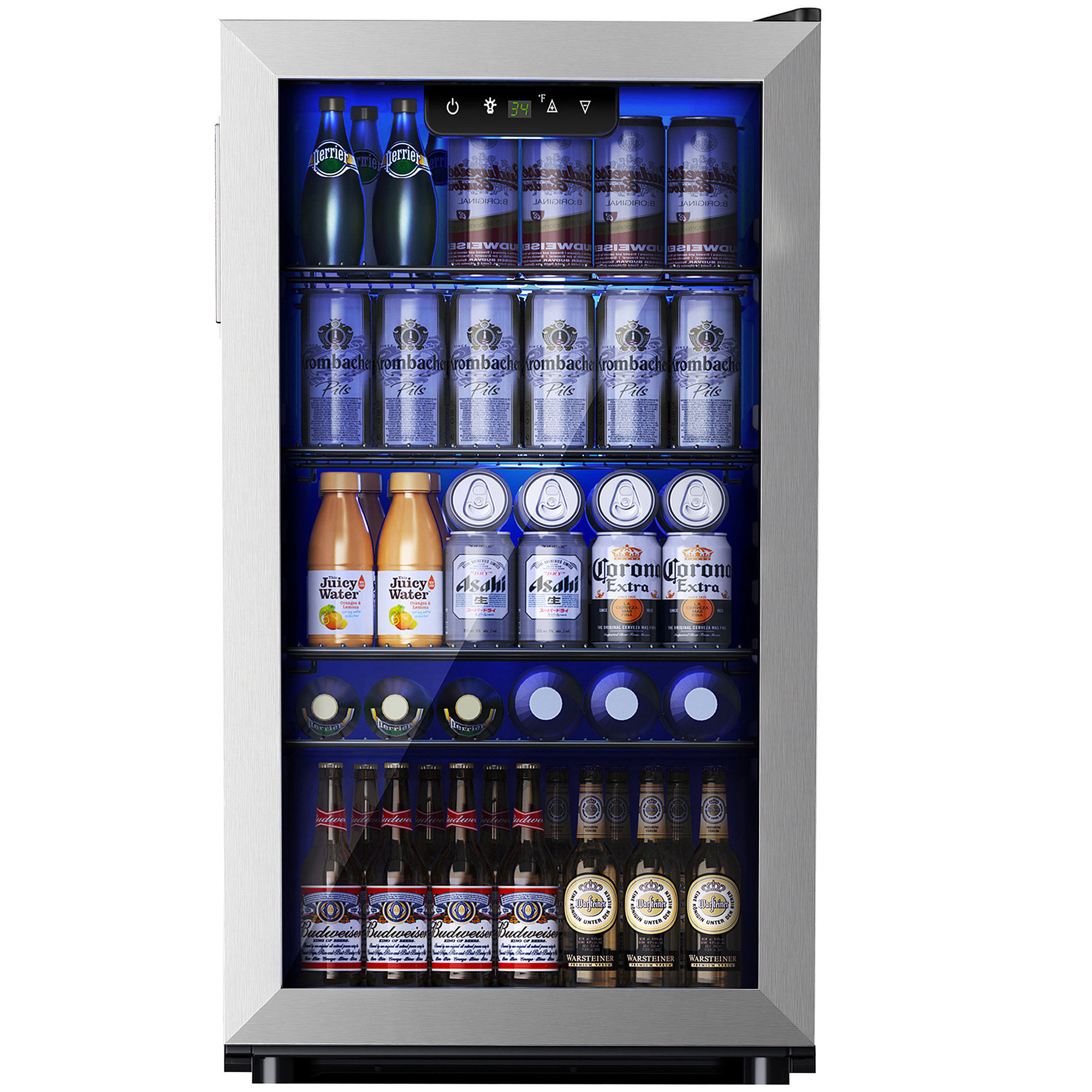 Simzlife 17.3'' W 130 Cans (12oz.) 3.2 Cubic Feet Freestanding